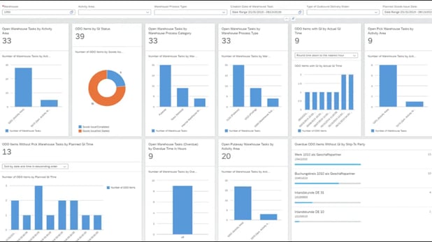 SAP Warehouse Management Screenshot