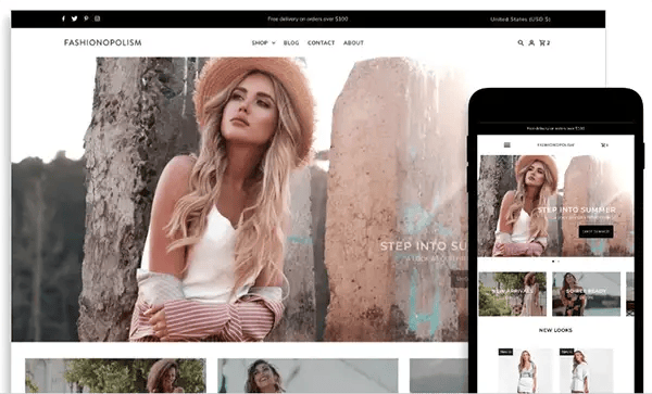 Shopify Ecommerce Platform Website Sample