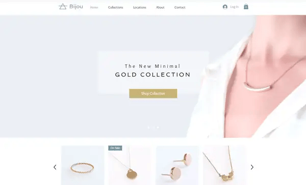 Wix Ecommerce Platform Website Sample