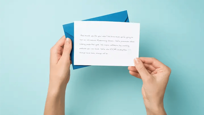 Ecommerce handwritten note ideas