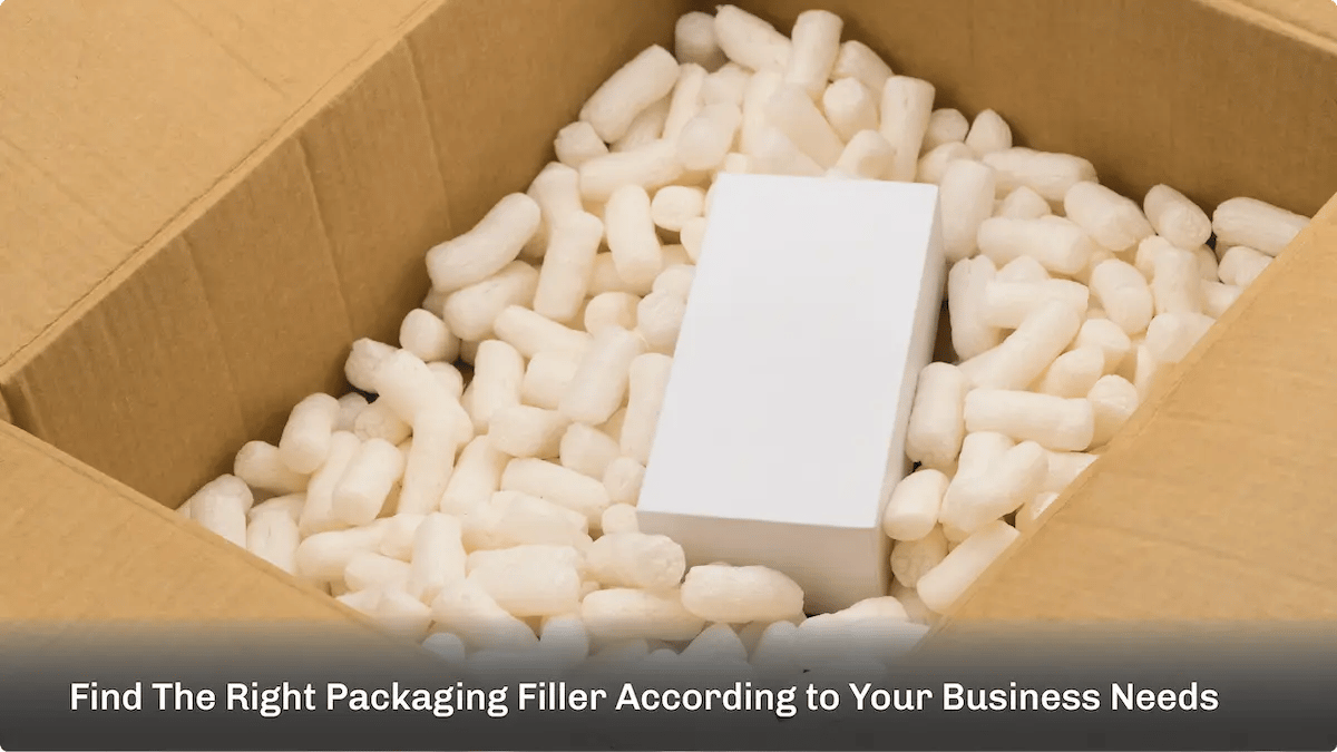 Most common types of package filler