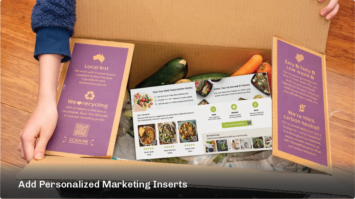 Ecommerce Shipping: Personalized Inserts