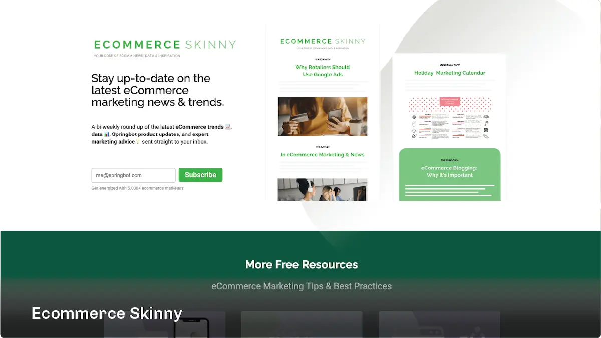 Ecommerce Skinny