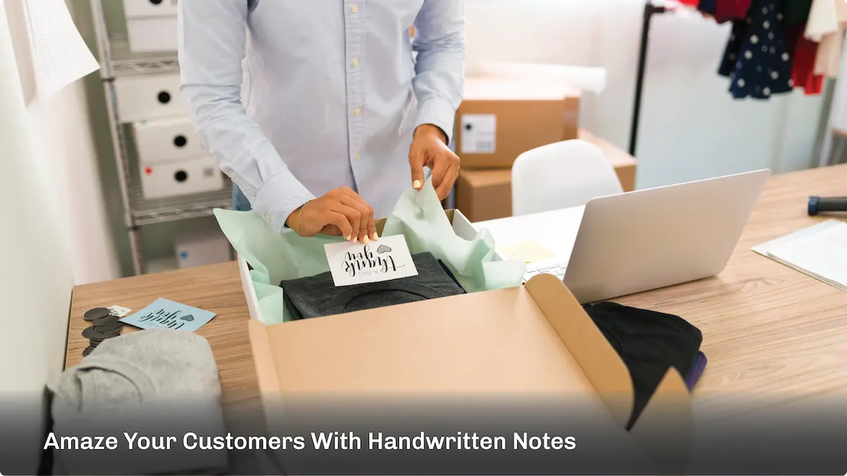 Why send out handwritten notes